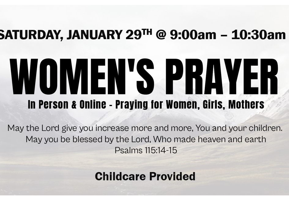 Women's Prayer Meeting 2022.01.29